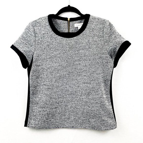 Calvin Klein Tops - Calvin Klein Grey sweater blouse